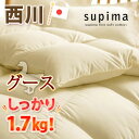 3/15-9:59迄レビューでP10倍★西川チェーン賞受賞★送料無料!西川羽毛布団ダブルが特価♪西川リビング羽毛ふとん/ポーランド産/グース【西川羽毛布団・ダブ..