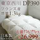 【西川羽毛布団・シングル・日本製】超軽量生地+ダウン増量で暖か!ハンガリー産グースダウン使用♪西川リビング羽毛ふとんHSG806増量タイプ(暖かさ★★★★)抗菌防臭 羽毛掛け布団羽毛掛布団【送料無料】シングル