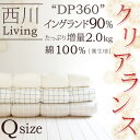 3/15-9:59迄レビューでP10倍★西川チェーン賞受賞★ 送料無料!クィーンサイズ西川羽毛布団が特価♪クイーン羽毛ふとん西川リビング【西川羽毛布団・クィーン..