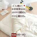 【西川チェーン賞連続受賞】【お昼寝布団 掛け布団 日本製】保育園・幼稚園のお昼寝に!背の高いお子様に!ふんわり暖か!綿混お昼寝掛け布団長身用『100×140』側生地綿100%/おひるねふとんかけ こどもお昼寝