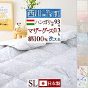 増税前SPクーポン★西川リビング 羽毛肌掛け布団 シングル 西川 0.3kg 綿100% 羽毛布