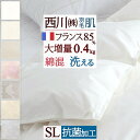 月間優良記念クーポン★東京西川 羽毛肌掛け布団 シングル 西川 夏用 選べる綿100%パ
