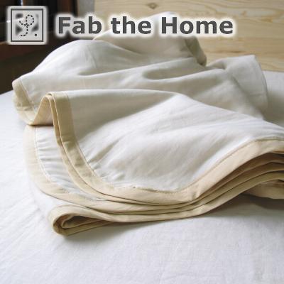 Fab the home(ファブザホーム)　Double gauze ダブルガーゼ　6重ガーゼハーフケット　100×140cm　【ハーフケット】【P0810】