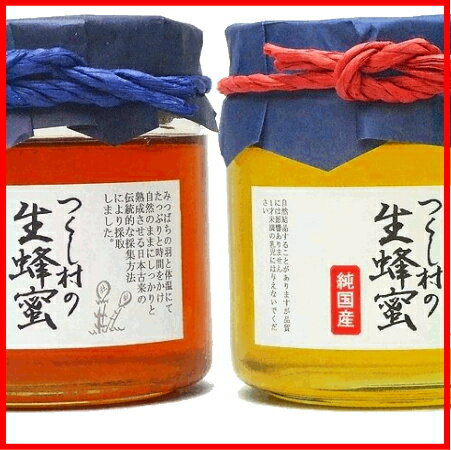 送料無料【国産蜂蜜】つくし村の生蜂蜜・450gはちみつ×2個セット　検索用コード：