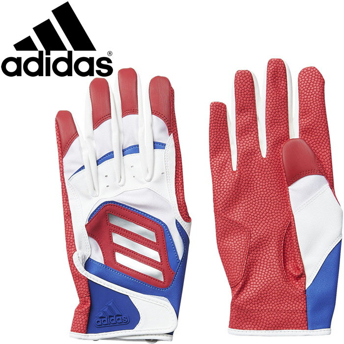 【2点までメール便送料無料】アディダス 野球 5T バッティンググラブ FTK85-ED1829の画像