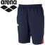 【2点までメール便送料無料】アリーナ クロスハーフパンツ メンズ レディース ARN-4302P-DNRD