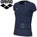 アリーナ Tシャツ レディース AMWNJA54-NVY