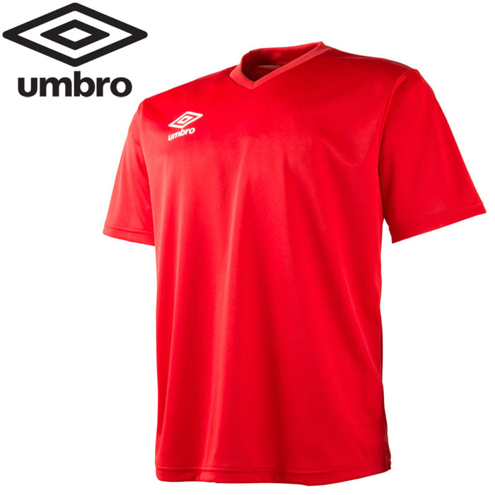 アンブロ サッカー 半袖シャツ メンズ ベーシックセカンダリーシャツ UBS7637-MREDの画像
