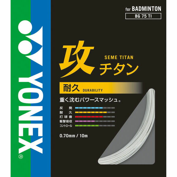 ○12SS YONEX(ヨネックス) 攻チタン YNX-BG75TI