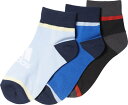 ★2セットまでメール便送料無料★adidas(アディダス) 3足組ソックス ジュニア KIDS 3P ショートソックス DMK62-BR6151【3セット以上、他商品と同梱、代引きは宅配便(送付先地域の送料に準ずる)で発送】