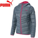 クリアランスセール! 30%OFF! プーマ ライト フーデッドダウンジャケット レディース 590451-38 PUMA 16FW 【あす楽対応】