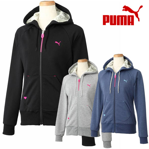 ★24時間限定タイムセール◆送料無料◆　PUMA(プーマ)　PLAY TIME フーデッドスウェットジャケット　レディース　902475　5,250円(税込)以上で送料・代引手数料無料!!