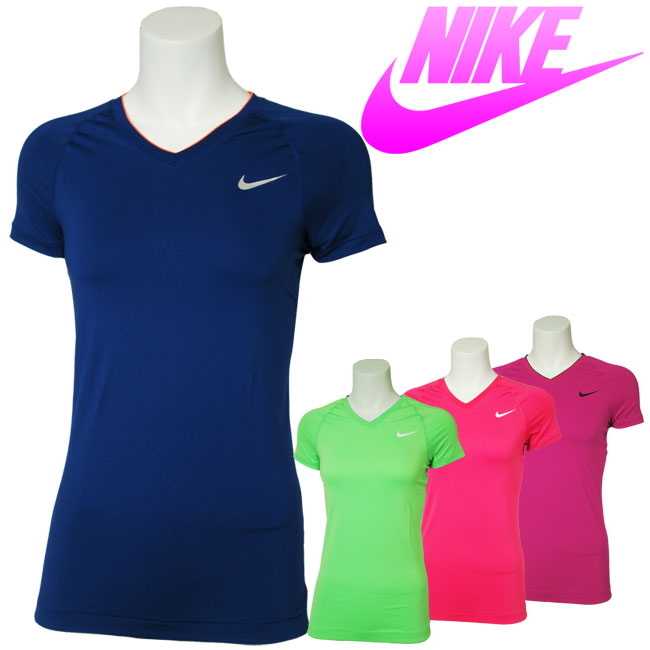 ★【あす楽対応】　60％OFF NIKE（ナイキ） ナイキプロ WS コア DRI-FIT ショートスリーブトップ 【 レディース 】　395214お盆セール！8月20日朝9:59まで2,000円以上で送料無料！