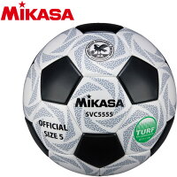 ミカサ サッカーボール 検定球5号 SVC5555WBKの画像
