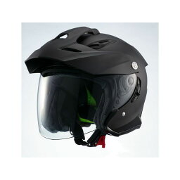 正規品／<strong>マルシン</strong> インナーバイザー付きジェットヘルメット MSJ1 TE-1（マットブラック） サイズ：M ・01001324 Marushin ジェットヘルメット バイク