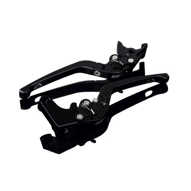 SPEEDRA アルミビレットアジャストレバーセット 3D可倒式（レバー本体：マットブラック） アジャスター マットブラック LVDM017BK-BK メーカー在庫あり SPEEDRA レバー バイク CRF1000L Africa Twin