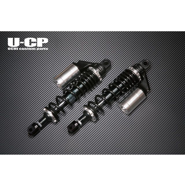 Uchi Custom Parts リアサスペンション スプリング ブラック リング シルバー UCSUT34BKSVHO16 ウチカスタム リアサスペンション関連パーツ バイク CB750フォア