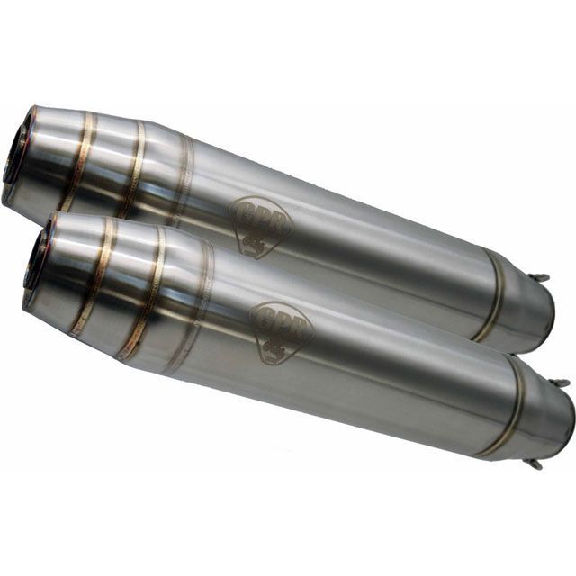G.P.R. Exhaust System Bmw R 100 Rs - Rt - Cs - S 1976 / 1984 Double universal Homologated silencer without link pipesDeeptone …