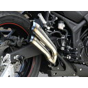 【送料無料】OVER RACING PROJECTS ツインチタンメガホン スリップオンマフラー YZF-R25