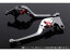 送料無料 SSK CBF1000 レバー 可倒式アジャストレバー 3Dタイプ クラッチ&ブレーキセット シルバー ブラック