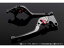 SSK ZRX1200ダエグ ZRX1200R レバー 可倒式アジャストレバー 3Dタイプ クラッチ&ブレーキセット チタン シルバー