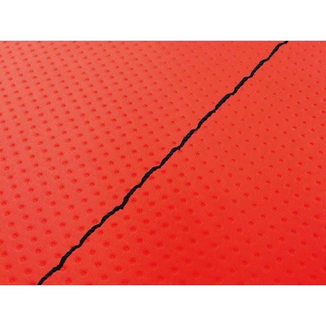 Grondement ヴェルデ3型（CA1MB-100001〜） 国産シートカバー フルエンボスレッド タイプ 張替 仕様 黒ステッチ GH32SC380S10 グロンドマン シート関連パーツ バイク ヴェルデ3型