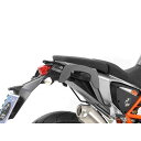 送料無料 ヘプコアンドベッカー 690デューク キャリア・サポート サイドソフトケースホルダー(キャリア)「C-Bow」(ブラック)