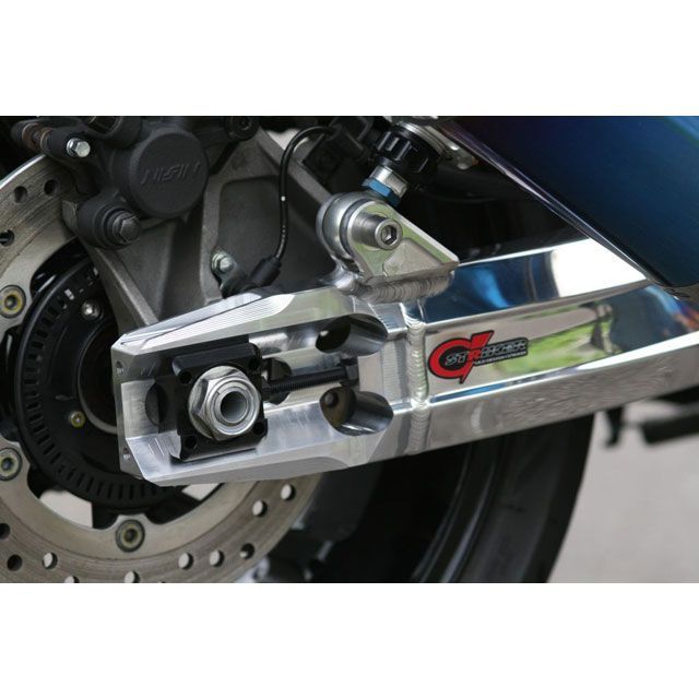 STRIKER G-STRIKER スイングアーム 表面仕上げ バフ仕上 アジャスター部 ハードアルマイト SS-SA53SL-HA ストライカー スイングアーム バイク CB1300SF/SB