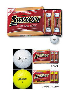 【即納】【バカ売れ】【2011年FWモデル】NEWボール　ダンロップ　スリクソン　DISTANCE　1ダース（12個入）ゴルフハウス　はかた家