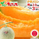 【予約/6月下旬~】お中元ギフト ギフト 北海道 JA共撰 夕張メロン 3玉 (秀品/1玉 2.0kg) GI 北海道産 JA 特大 大玉 メロン 北海道メロン 赤肉メロン お中元 暑中見舞い 贈り物 プレゼント お土産 人気 果物 フルーツ 送料無料 お取り寄せグルメ
