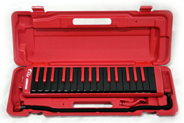 【送料区分：Lサイズ】HOHNER Fire Melodica ファイヤーメロディカ　C943274 -RED レッド 赤 ホットな鍵盤ハーモニカ 個性を出したいアナタに ドイツを代表する楽器メーカー ホーナー社