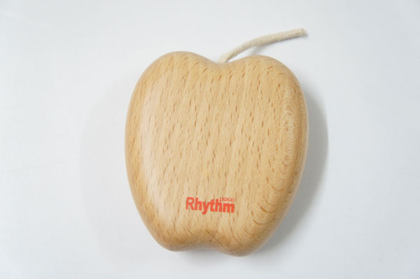 【本州・北海道送料500円】Rhythm poco リズムポコ アップルシェーカー RP-130/AS ナカノ NAKANO MUSIC FOR LIVING♪ 木のぬくもりが伝わるやさしいおもちゃ