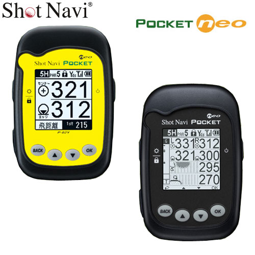　Shot Navi Pocket NEO＜ショットナビ ポケット ネオ＞ 【高感度GPS搭載・ゴルフナビゲーションシステム】【マラソン201207_趣味】