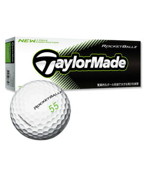 【日本仕様】テーラーメイド TaylorMade ROCKETBALLZ ロケットボールズ ゴルフボール 1ダース（12p）《8月12日(日)0:00〜8月19日(日)23：59まで!》商品代金【2,000円以上】のご購入で★送料無料★更にエントリー&条件達成でポイント倍率UP!!