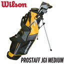 【あす楽対応】 ウィルソン PROSTAFF JGI MEDIUM ジュニアセット 子供用 ゴルフクラブ 5本セット+キャディバッグ