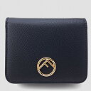 【FENDI】フェンディ 8M0407 A18B F0KUR エフイズフェンディ ミディアム ジップアラウンド ブラック レザー 2つ折り財布 美品【送料無料】【中古】