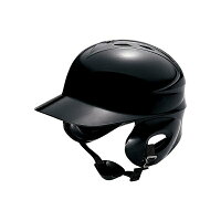 ◆◆ 【アシックス】 ASICS ジュニア硬式用バッティングヘルメット（左右打者兼用） BPB340 (90：ブラック) 野球 ヘルメット(bpb340-90-mkn-asb1)の画像