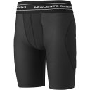 ◆◆○送料無料 メール便発送 <デサント> ジュニア パッド付きスライディングパンツ JSTD692P (BLK) 野球 スラパン JSTD692P-BLK