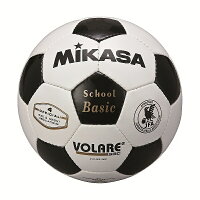 ◆◆ ＜ミカサ＞ MIKASA 検定球(4号)・スクールベーシック サッカー SVC402SBCWBK (白／黒)の画像