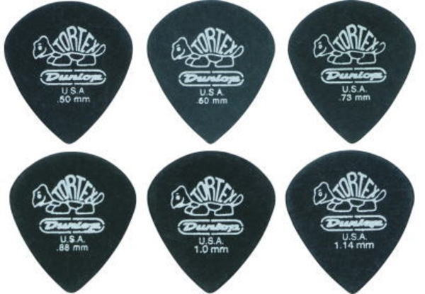 Jim Dunlop/ピック 482R TORTEX PitchBlack JASSIII SHARP【ダンロップ】