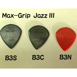 【メール便可】DUNLOP　ギターピック　Max-Grip Jazz III...:gakki-mori:10004772