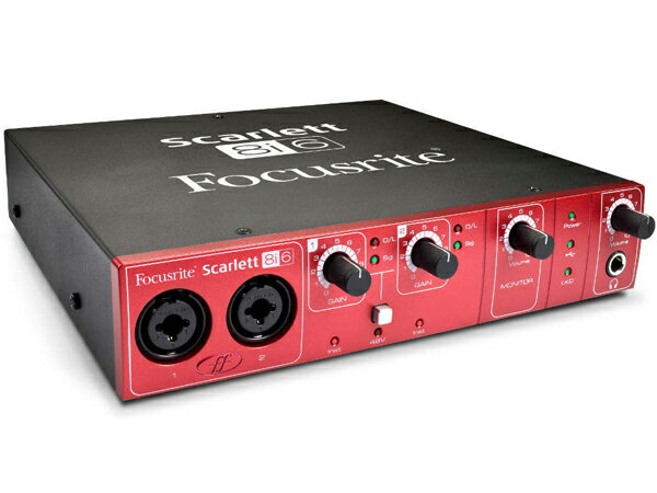 Focusrite / Scarlett 8i6 [新代理店商品！送料無料] フォーカスライト スカーレット [ DTM ]▽ インターフェイス USB2.0 Saffire PRO