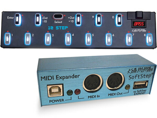 Keith Mcmillen Instrument / 12Step MFC Exp Bundle キース マクミレン インストゥルメンツ / トゥエルブステップ [ DTM ]▽ MIDI USB フットコントローラー
