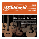 メール便 可 D'Addario EJ15 アコギ 弦 アコースティックギター弦 ダダリオ EJ-15 Extra Light ゲージ アコースティック ギター アコギ弦 PHOSPHOR BRONZE フォスファーブロンズ アコースティックギター ギター弦 フォーク弦 フォークギター エクストラ ライトD'Addario フォスファーブロンズ アコギ弦 EJ15 アコースティックギター弦 フォーク弦 メール便 可 Extra Light ゲージ PHOSPHOR BRONZE アコギ フォークギター ギター 弦