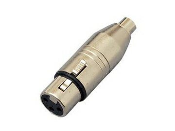 JEUME ( ジューム ) CA314 □ 変換アダプター ●XLR(メス)---RCA(メス)※メール便対応商品