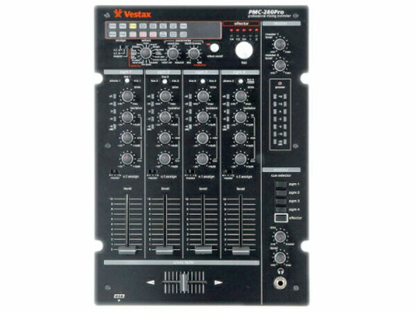 Vestax / PMC-280 TUB-1付き ［送料無料］ ベスタクス PMC-280 [ DJ ]▽ DJ ミキサー ミックス系【smtb-k】【w3】