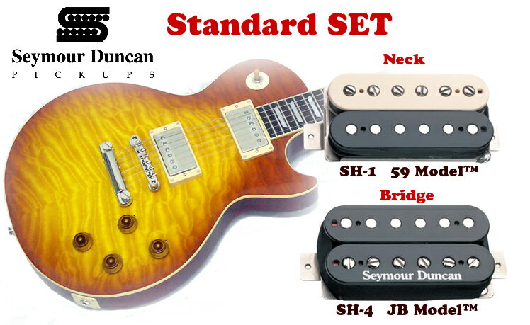 Seymour Duncan ( セイモアダンカン ) Standard Set【SH-1n・SH-4】【トーカイギター同時購入限定プライス・ピックアップ交換料金も無料です。】