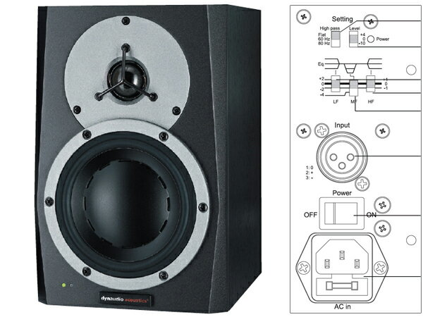 Dynaudio / acoustics BM5A Compact [単品] ［送料無料］ ダイナオーディオ アコースティックス BM5A Compact [ DTM ]▽ モニター スピーカー【smtb-k】【w3】