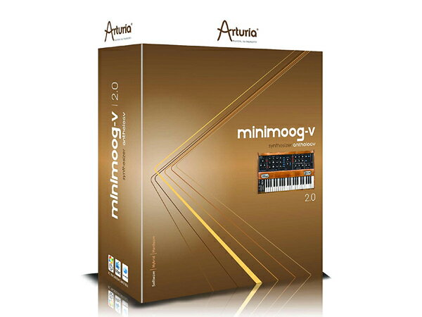 Arturia / minimoog V 2.0 ［送料無料］ アートリア ミニモーグ v2 [ DTM ]▽ プラグイン シンセサイザー