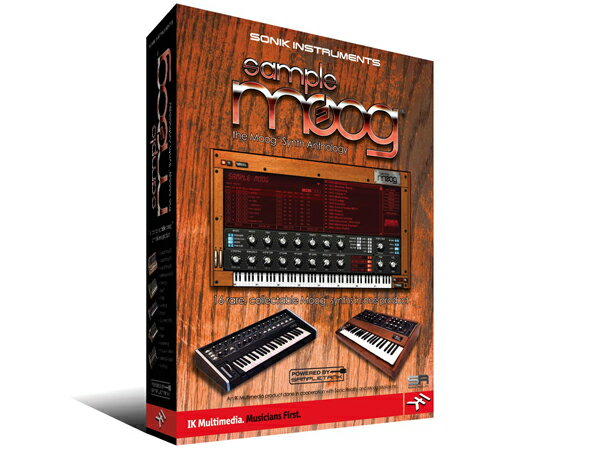 IK MULTIMEDIA / SampleMoog ［安心の国内正規代理店商品！送料無料］ アイケーマルチメディア サンプルモーグ [ DTM ]▽ プラグイン シンセサイザー【smtb-k】【w3】